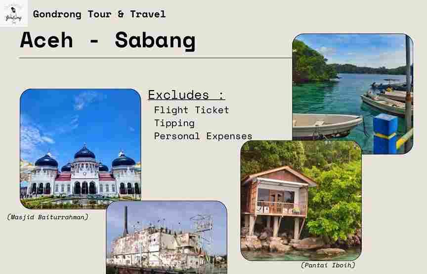 Paket Tour Aceh-Sabang