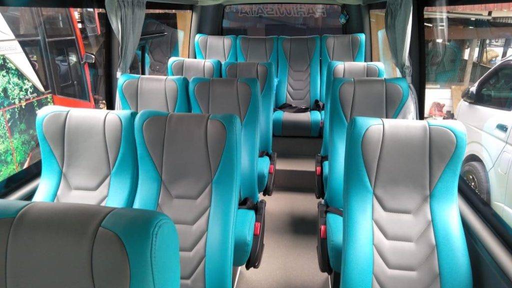 Interior Mewah Sewa Bus Medan - Gondrong Tour