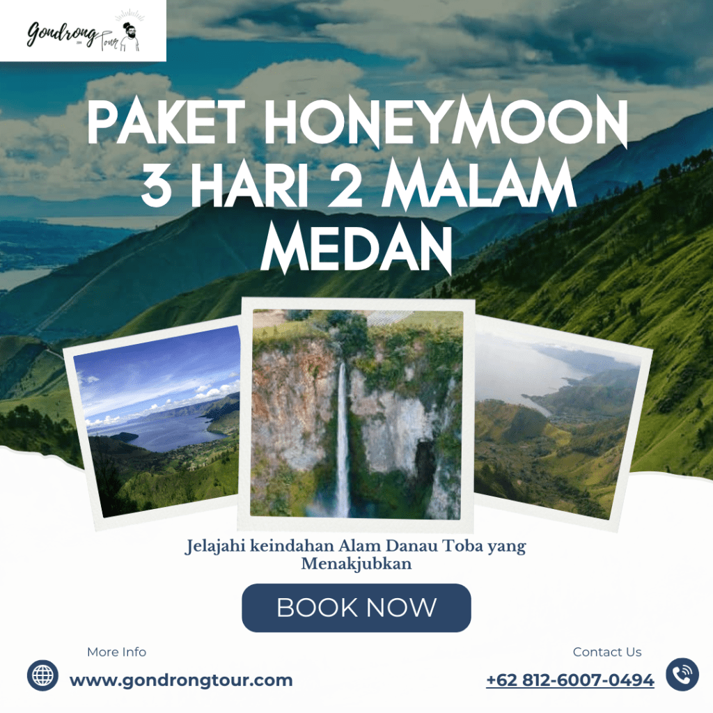 paket honeymoon 3 hari 2 malam Medan