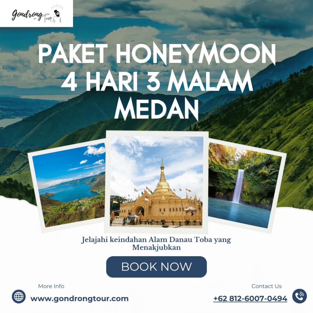 paket honeymoon 4 hari 3 malam medan