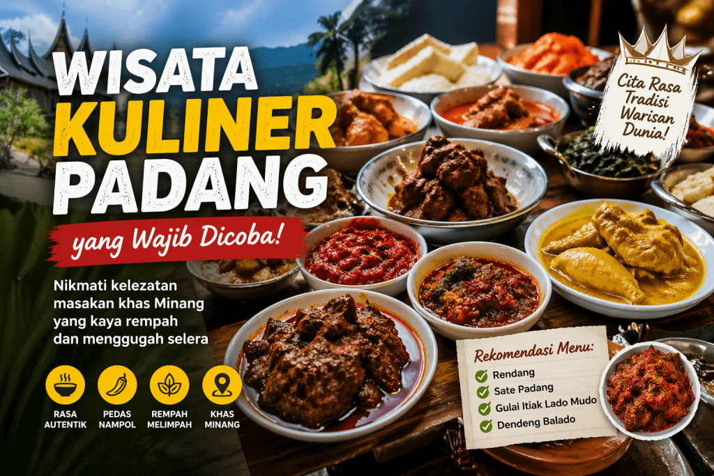 Wisata Kuliner Padang yang wajib di coba - Gondrong Tour