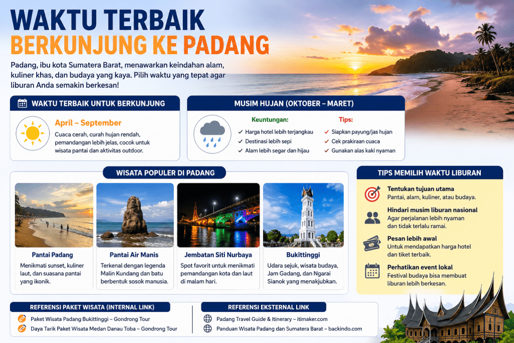 Waktu Terbaik Berkunjung ke Bukittinggi